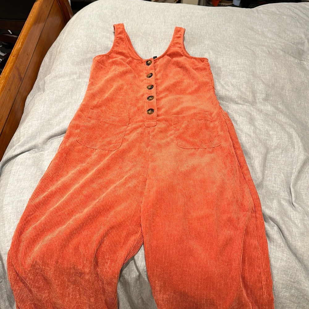 Corduroy jumpsuit size medium